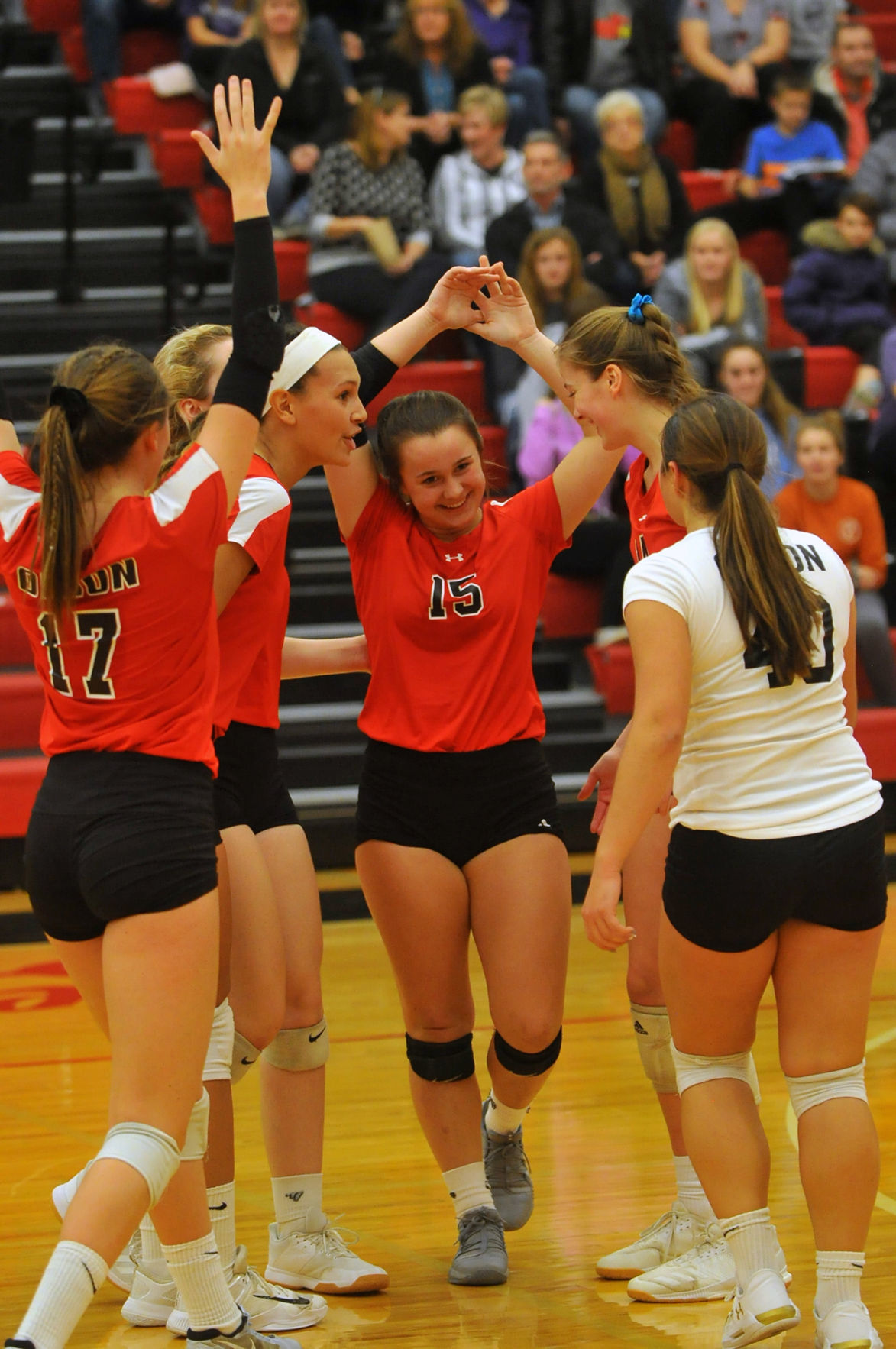 Orion vs El Paso Sectional volleyball tournament